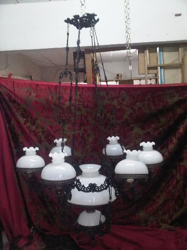 Hanging Lamp Code HG100G size wide 100 cm high 120 cm