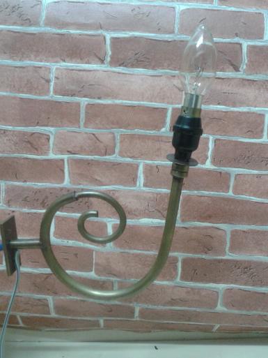 Brass wall Lamp Item code BWL301