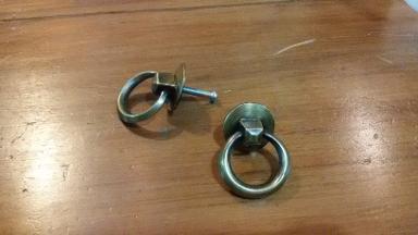 Brass Handle Code P.141 size wide 28 mm. long include ring 44 mm.