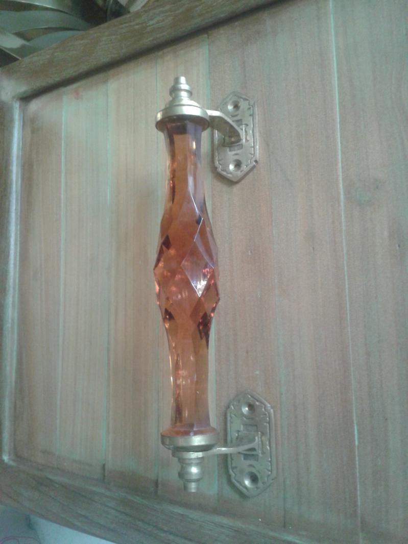 Glass Handle Item code GH001 size long 260 mm. wide 36 mm.