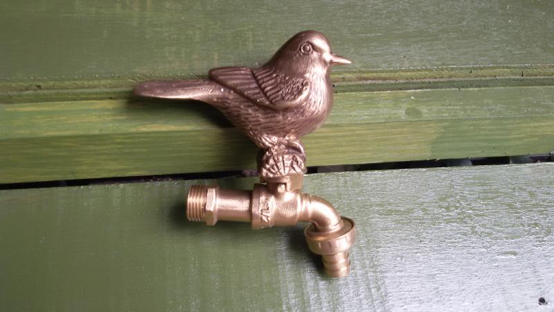 Bied Faucet Brass Item code FCB001 size bird long 11 cm wide 5 cm.