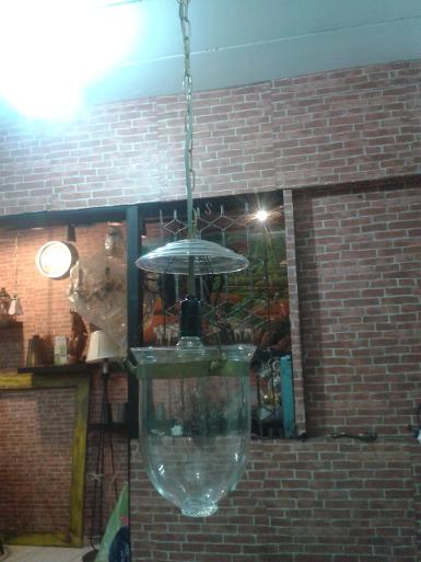 Hanging Lamp Item code HG111 size be longer glass U 21 h x 17 cm.