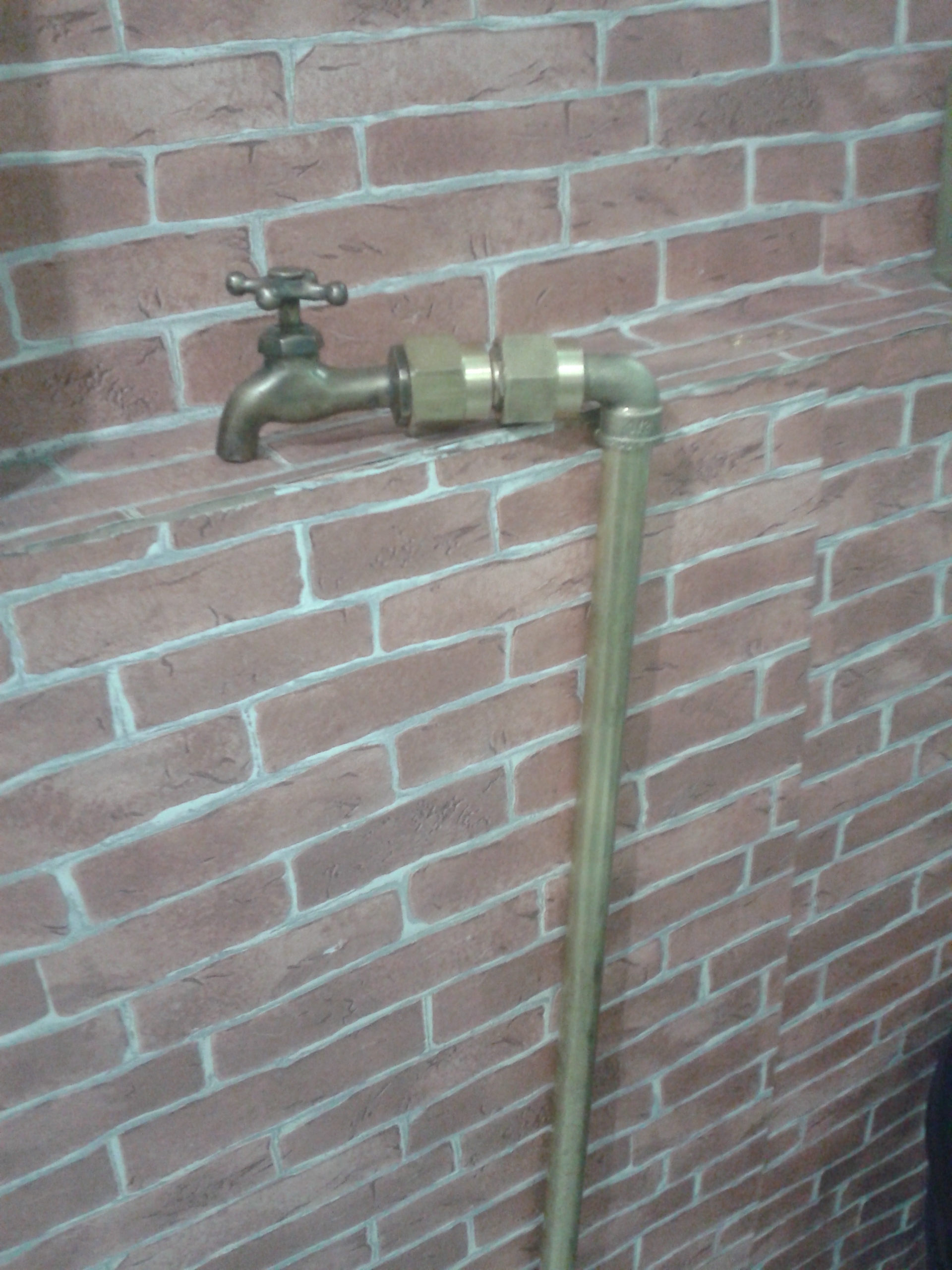 Faucet  brass Item code WTP001C size pipe 3/4 (6หุน)long 60 cm.