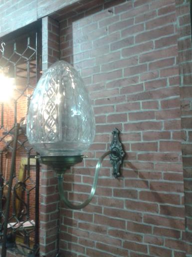 Wall Lamp Item code WL900T size glass wide 17 cm. long 31 cm.