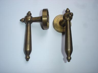 Brass Knob Code DH01 set size wide 50 mm. long 125 mm.