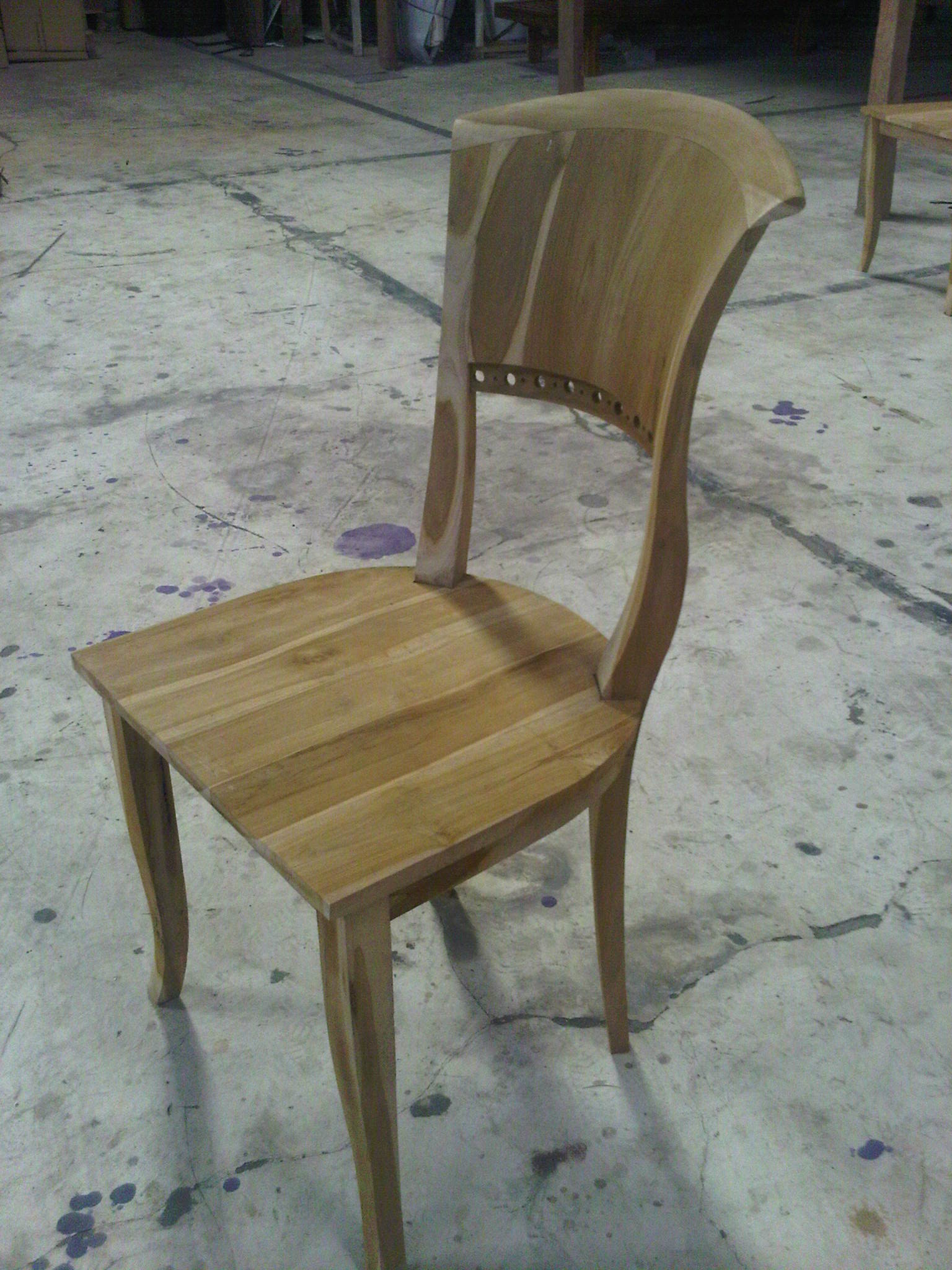 Ring chair teak wood