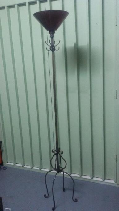Brass Floor Lamp Item Code MPFL18 size long 170 cm. pipe 1''