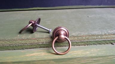Brass Handle code P.117 size wide 25 mm.