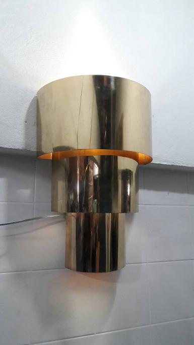 Brass wall lamp item code BWL11K size wide 300 mm. High 600 mm. Deep 150 mm.