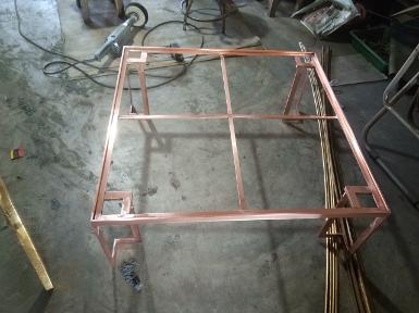 Copper Table .well come to our factory we who is brass work metal work.