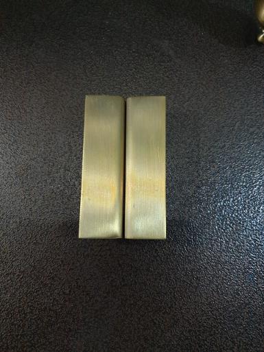 Brass handle Item Code A45A size 50 mm(1''/side)H 15 mm. L: 90 mm.