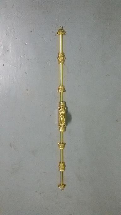 Brass Door Lock Item Code W.064ID size long 300 cm. wide 37 mm.