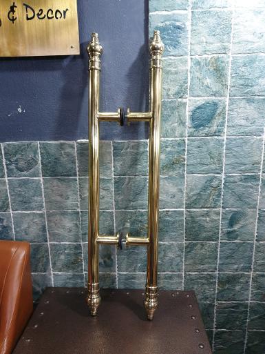 Brass handle for Glass door Item Code AC0708 size long 800 mm pipe 32 mm.