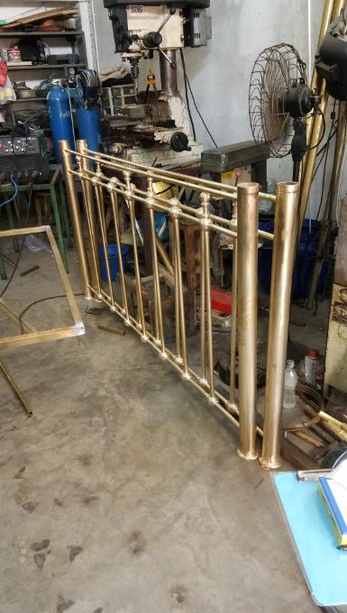 Brass bed we make to order and make to design
