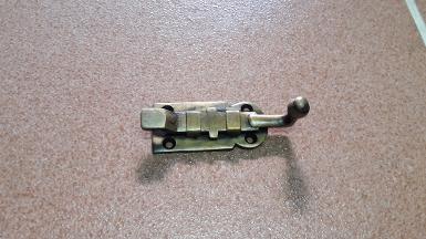 Brass door lock item code W015 size long 77 mm.wide 30 mm.