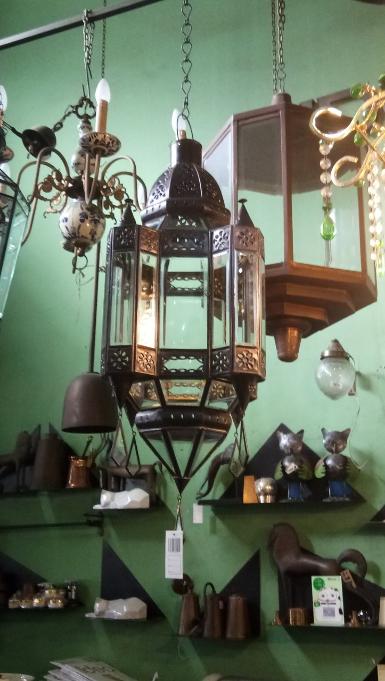 Morocco Lamp brass with glass Item Code MRCL18J size long 700 mm.not include chain wide 400 mm.