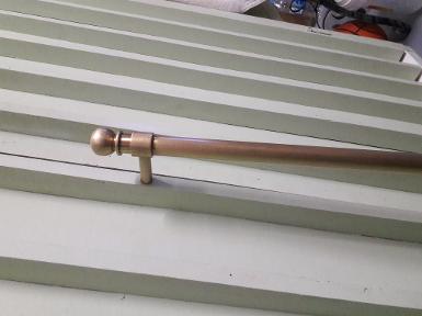 Brass door handle Item Code .C04N19 size long 80 cm.dia : 25 mm. Pipe