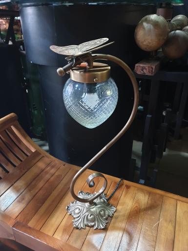 Table Lamp with butterfly Item Code HGLA20 size base 180 mm. high 560 mm.