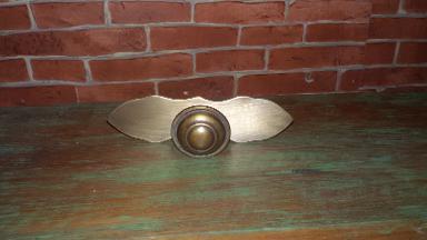 Brass Handle of Thailand Item code N.128A size long 120 mm. wide 37 mm. high 27 mm.