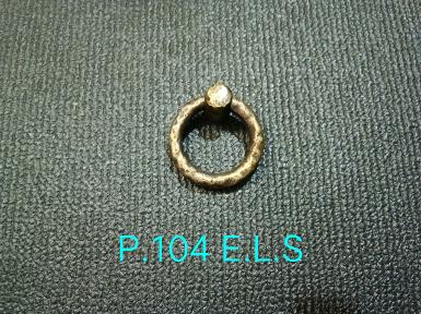 Brass pull handle Item Code P.104 size ring 41 mm.Thick 7 mm.head 12 mm.