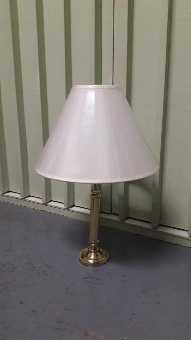 Brass Table Lamp item code BTL10W size 10 cm.round base high 50 cm.