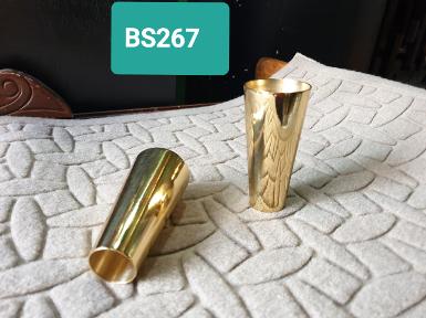 Brass shoe Item Code BS267 size 44 x h 93 x bottom 26mm.