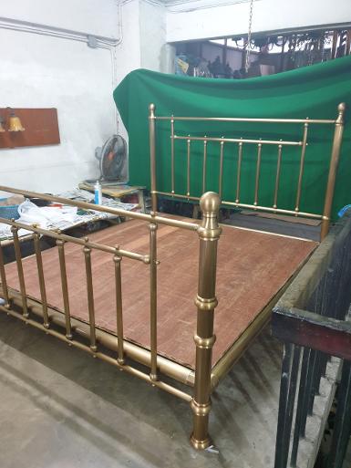 Brass bed king size Item Code B BED06AW size king size 