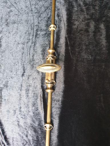 Brass door lock Item Code W064-8 size long 3000 mm. handle long 8 cm.