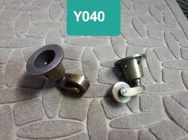 Brass wheel Item code Y040 size wide 42 mm.high 52 mm.cup high 26 mm.hole24mm.