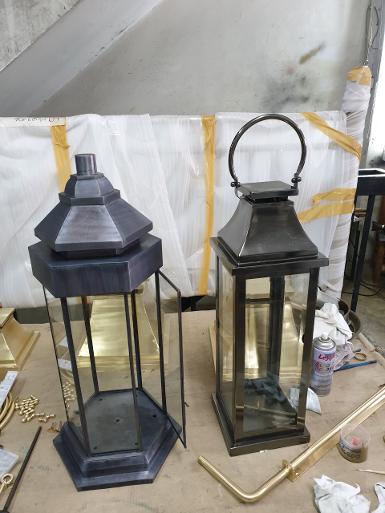 Product brass lamp and brass accessories