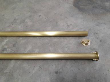 Clothes rack brass material item code CRB18 size long 80 cm. Pipe 1"