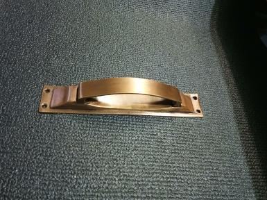 Brass handle Item Code A.176MR size long 155 mm. wide 30 mm.high 30 mm.