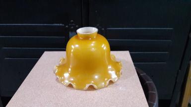 Lamp shade glass item code LS8Y size wide 187 mm. High 112 mm.