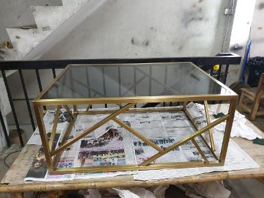 Brass work and metal work.well come to our factory. Item Code BTB63AT size 80 x 107 x high 47 cm.