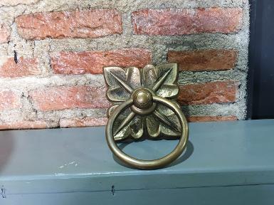 Brass pull handle Item Code P178R8 size wide 94 x 91 mm.ring 88 mm.