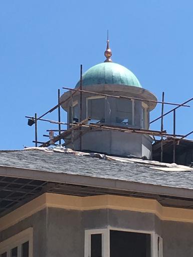 Copper roof dome we make to order and make todesign