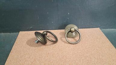 Brass door handle Item Code .P072 size wide 50 mm ring 50 mm.Thick 5mm.