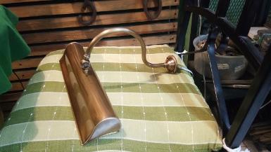 Picture Lamp 40 cm. Item Code PTL18P size long 400 mm. pipe 12 mm. deep 200 mm. base 58 mm.